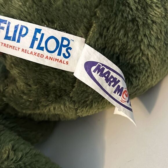 Mary Meyer Flip Flops Bullfrog Plush Stuffed Animal - Picture 3 of 9